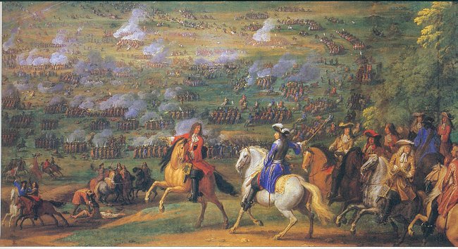 Guerre de trente ans 1618-1648. Victoire de la France qui écrasa les Espagnols à Rocroi les 18 et 19 mai 1643